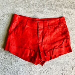 Bebe Women’s Low Rise Short Linen Shorts